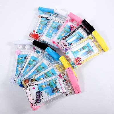 China Promotion Ready To Boat Kids Swimming Waterproof Cute Cartoon Case Cartoon Animal Mobile Phone Pouch Pouch Packing Bag for sale