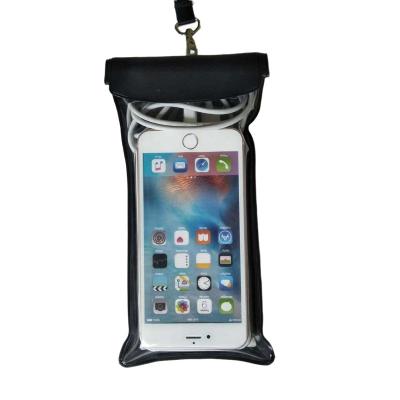 China Waterproof Cell Phone Case Phone Carrying Case Snow Proof Cell Phone Earphone Swimming Waterproof Pouch With Loudspeaker for sale