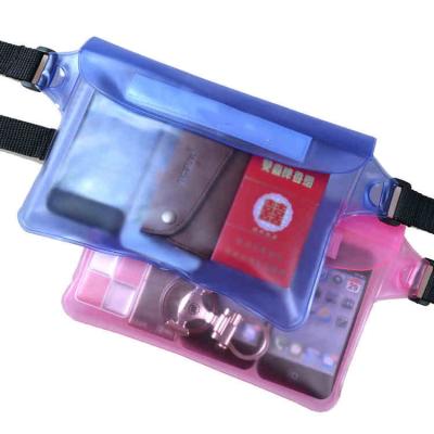 China Wholesale Water Proof PVC Waterproof Fanny Pack For Beach /fishing/hiking, PVC Waterproof Waist Pouch Dry Bag for sale