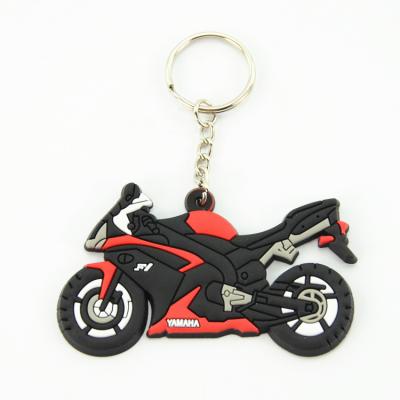 China Suitable for Promotion Gifts Wholesale Personalized Custom 2D/3D PVC Motorcycle Soft Rubber Keychains for Promotion Gift for sale