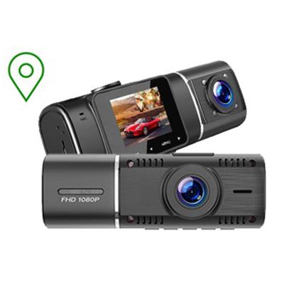 China NIGHT VISION GPS Two In One Combo Dual Lens Car Dash Camera 1080P+720P Car Black Box With Infrared Night Vision for sale