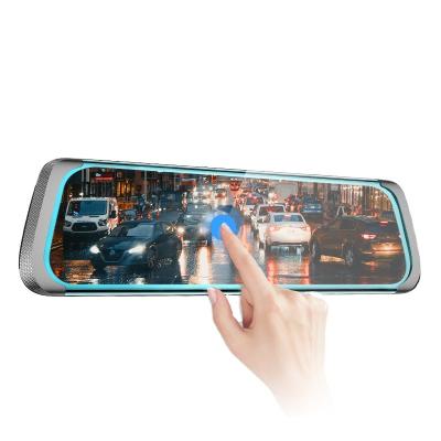 China High Quality Streaming Media Mirror Car Camera 9.66 Inch Dual 1080P FHD Streaming Media Car DVR Mirror Night Vision Touch Screen Car Dashcam Starlight for sale