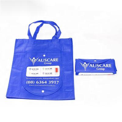 China Eco 100gsm Convenient Wholesale Promotional Reusable Fabric Shopping Disposable Foldable Tote Bags Custom Personalized Non Woven Bag for sale