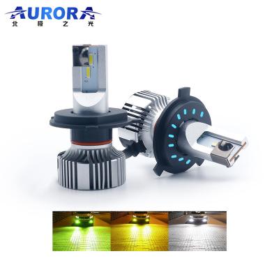 China Aurora Factory High Power 15000Lm H4 H7 H11 H13 9005 Car LED Head Light 9006 6500K Led Headlights for sale