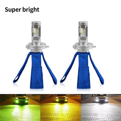 China Aurora Smallest Size copper h3 h4 h7 h11 9005 9006 led car bulbs no radio interference led headlaight conversion kit for sale