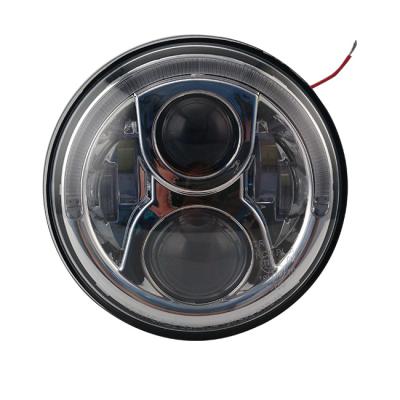 China 7 Inch Round Led Headlight Off Road Headlight 4x4 Halo Ring For Jeeps Alterations for sale