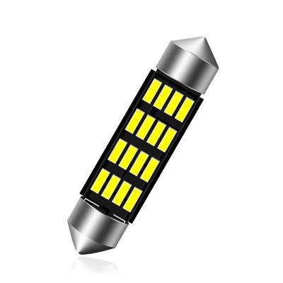 China License Plate Light Led Canbus C5w 4014 Light Bulb 20smd 12V 41LM Car Auto Reading Lamp for sale