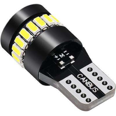 China Super Bright 155lm T10 W5w License Plate Light Led 3014 Bulbs 18smd 12v Canbus Auto Car Dome Lamp License Plate Light for sale