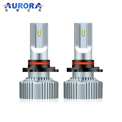 China Aurora One Piece High Quality 9006 Motorcycle Bulb Automotive Led 9006 Headlight Bulbs Smaller Than Halogen for sale