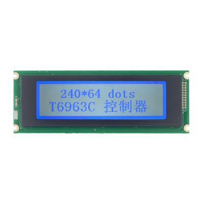 China TCC LCD240*64 industrial COB module T6963 controller panel 22pins display screen stn graphic lcd 240x64 0.49x0.49mm (BV12) for sale