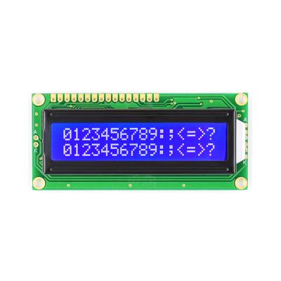 China TCC 16x2 4/8 Bit Small Character Parallel Spi/I2C Interface Monochrome Alphanumeric LCD Display 2.5