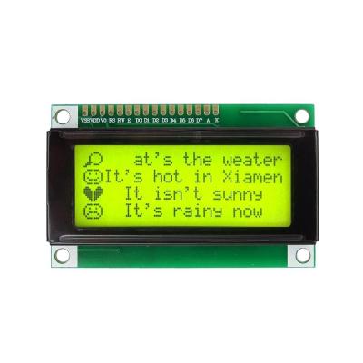 China High Quality Character STN Display Serial LCD 20*4 Yellowish Green LED Screen Backlight 20x4 LCD Module 20x4 for sale