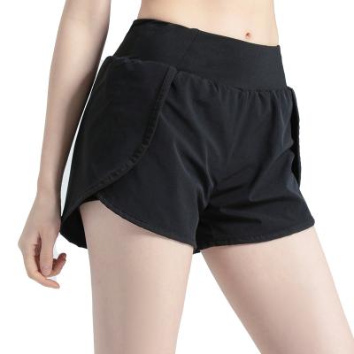 China Wholesale Breathable Upper High Waist Women Sportswear Summer Yoga Sweat Shorts Summer Yoga Shorts With Pocket for sale