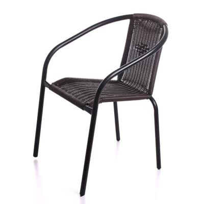 China Lightweight Outdoor Furniture Hand Weaving Rattan Dining Chair for sale