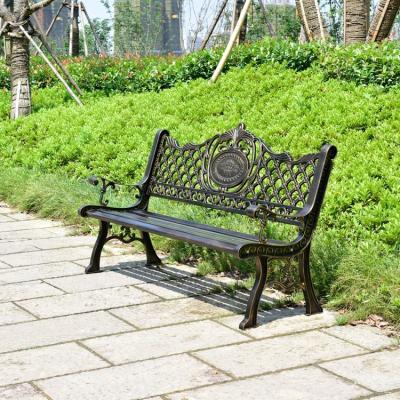 China UV Protection Modern Outdoor Bench Yard Die Cast Aluminum Garden Chair for sale