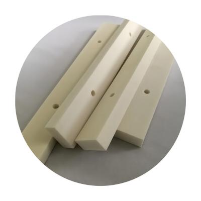 China High Wear-resistance High Temperature Rectangle Machine Part CNC Mechanical Ivory Color 99.5% Alumina Ceramic Rod for sale