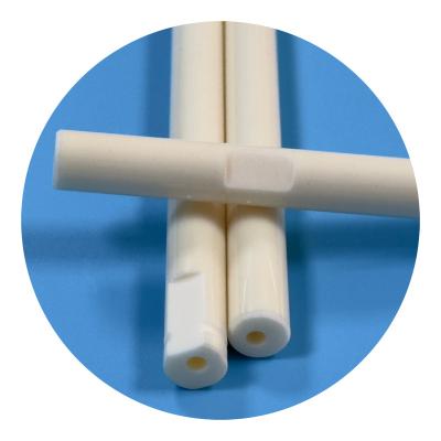 China High Wear-resistance custom 95% 99% aluminum oxide rod alumina ceramic plunger tube piston  for pump for sale