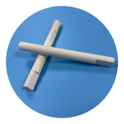 China High Wear-resistance producing thermocouple protection alumina ceramic tube tiles pipe 98.5 99.99 95 aluminum custom high purity bush for pump for sale