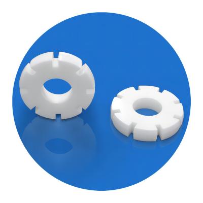 China High Precision Manufactory supply high Hardness ZrO2 Ring zirconia ceramic rings Structural parts for industrial machinery for sale