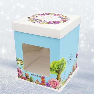 China Recycled Materials Top Selling Recyclable Cake Shop Desserts High Quality Environmental Protection Products Cake Pops Packaging Box for sale