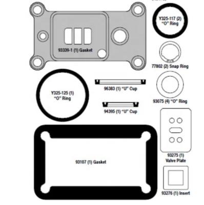 China Biofuel Industry 637141 637119-EB-C 637140-EB 637434 Air Section Service Kit FIT ARO 637397 637389 637375-TT Pumps Parts 637141 for sale