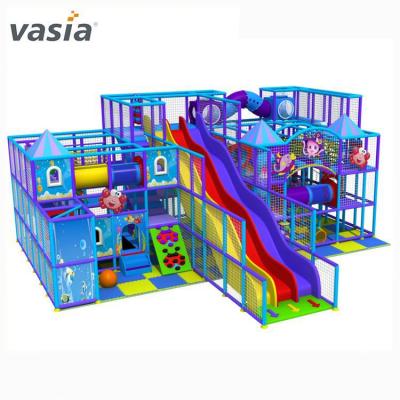 China Hot Sale Ocean Theme Games Children's Play Small Indoor Soft Equipment Playground House for sale