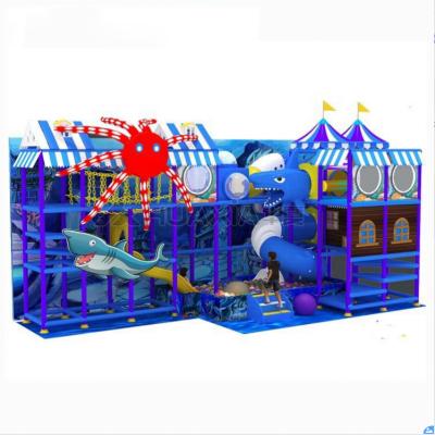 China Commercial Ocean Theme Kids Tunnel Indoor Used Playground Equipment Sale for sale