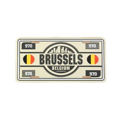 China China Creative Metal License Plate Decorative Wall Art Gift Souvenir License Plate for sale