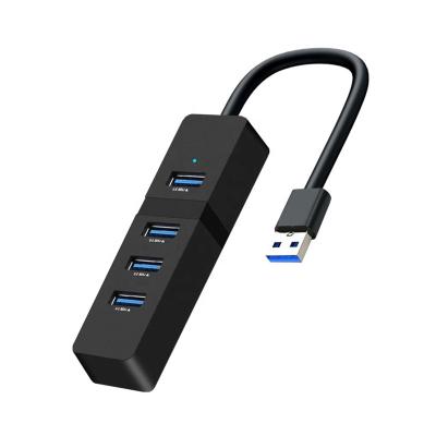 China ABS Super Fast Mac Laptop USB 3.0 Mac Laptop Hub 4 Port Adapter Charger Data Sync PC Hub for sale