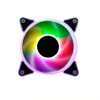 China 12CM 12cm Desktop Computer Case Fan Magic Light RGB Color Horse LED Mute Fan for sale