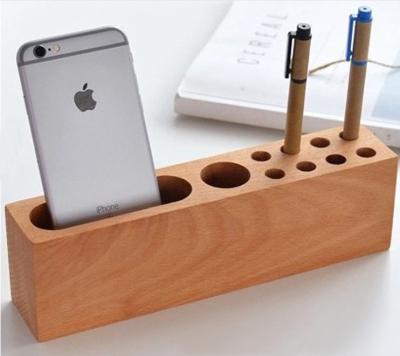 China CNC iPhone and iPad and Apple Watch aluminum bamboo three-in-one wood infill bracket for sale