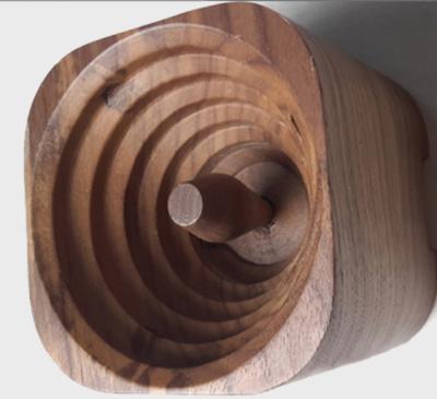 China Aluminum Custom Wood Part Engraving Solid Wood Crafts By Wood Parts Machining For USA Canada UK Market for sale