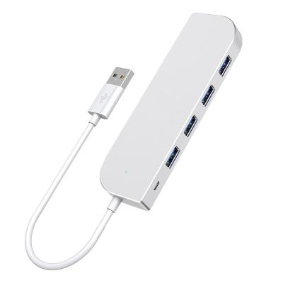 China OEM Cheap Price Multi Cable Data Transfer Function High Quality ABS Shell 5 In 1 Usb 4 Interface To Usb 3.0 Hub And Micro Port Multiport Hub For Computer Phone pc laptop for sale