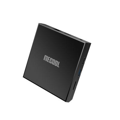 China Amlogic S905x4 Mecool Km6 BOX wifi2.4g/5g 100M Deluxe Android 10 TV Box Support 4k Videos TV Android ATV Box New for sale