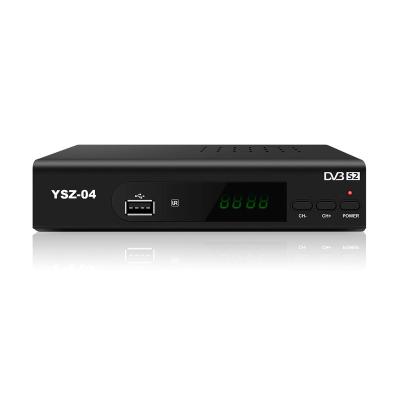 China External Small Set Top Box TV Set Top Box HEVC FTA Satellite TV Receiver HDD DVB-S2 PVR Function and BOX for sale