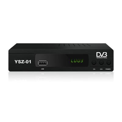 China Effective 7 Days EPG Work Of DVB-T2/C Digital TV Full HD Dvb Decoder H265 HEVC 1080P Mini Decoder DvbT2 T2 Receiver Free To Air dvb t set top box for sale