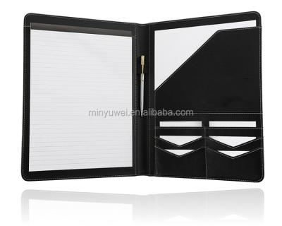 China PU Conference Folder with notepadLeather A4 Folder Document Holder for Business Meetings Office Supply for sale