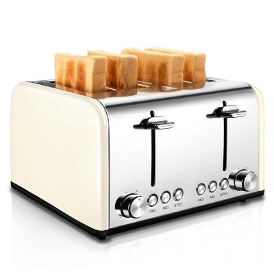 China Hotel Factory Price With New Design Redmond ST030 LED Panel Electric Double Bread Sandwich Bread 4 Slice Bread Toaster for sale