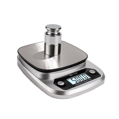 China Weight Measuring New arrival digital electronic cooking food kitchen scale manufacturer 5kg Stainless steel Digital Food Kitchen Scale for sale