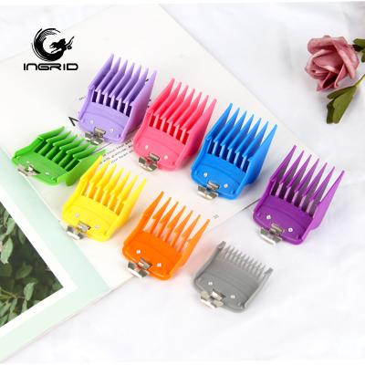 China 8PCS Universal Salon Replacement Guide Comb Barber Hair Cutting Trimmer Comb Attachment for sale