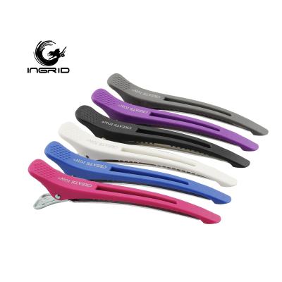 China Home profession salon beauty tools hair cutting styling plastic hair barrette platypus clips for sale