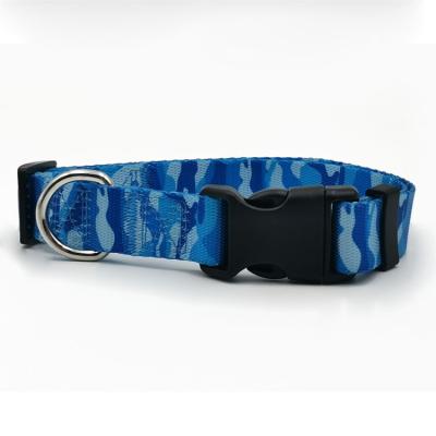 China Custom Made Detachable Simple Design Comfortable Soft Light Weight Adjustable Nylon Dog Collar for sale