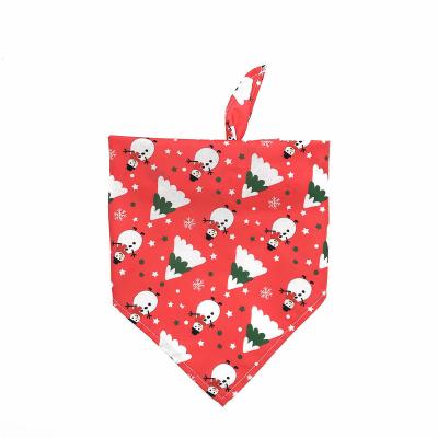 China Triangle Dog Viable Christmas Hot Selling Washable And Adjustable Bandana For Dogs Cats Pets for sale