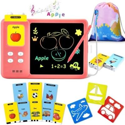 China Kids Coloring Toy/Talking Flash Cards English Learning Audiobook Children Tablet Educational Toys led  Writing Learning Tablet for  Kids for sale