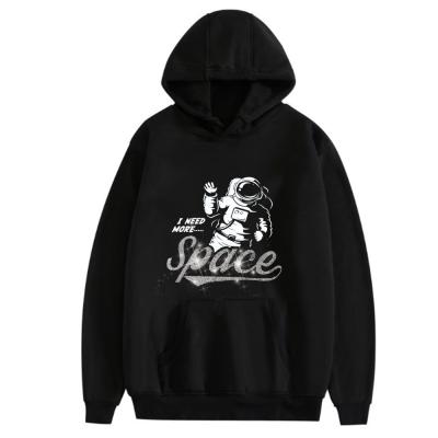 China Plus Size Women Custom Logo Hoodie Anti-wrinkle Rhinestone Rhinestone Hoodies Astronaut Graphic High Quality Unisex 2022 for sale