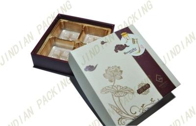 China Delicate Cardboard Paper Chocolate Packaging Boxes with Custom Embossed Logo for sale