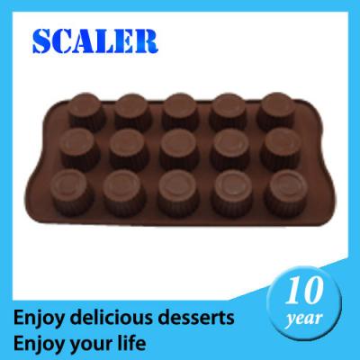 China Super Silicone Bakeware Set / 3d silicone chocolate moulds Chocolate ice for sale