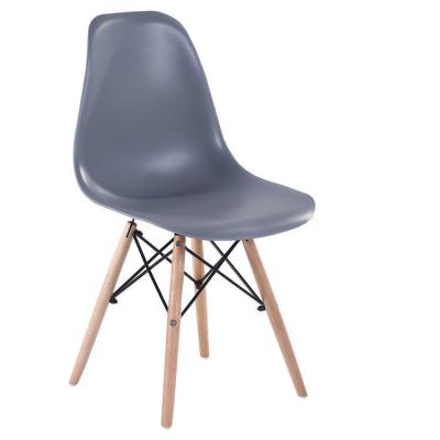 China China Wholesale Modern Professional Plastic Component Base Chair Wood Leg Plastic Cooling PP Hand Shaped Chair for sale