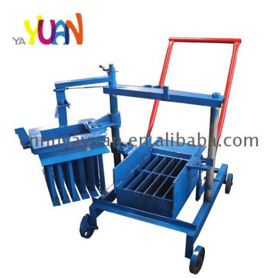 China Building Material Stores Small Brick Machine Cement Interlocking Brick Making Machine In India for sale