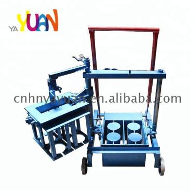 China Building Material Shops Manual Cement Brick Making Machine Cement Block Making Machine Interlocking Brick Machine to India and Kenya for sale